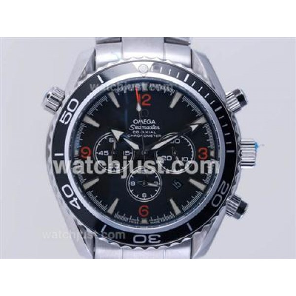 Omega Seamaster Planet Ocean Working Chrono with Orange Marker -Same Chassis As 7750-High Quality