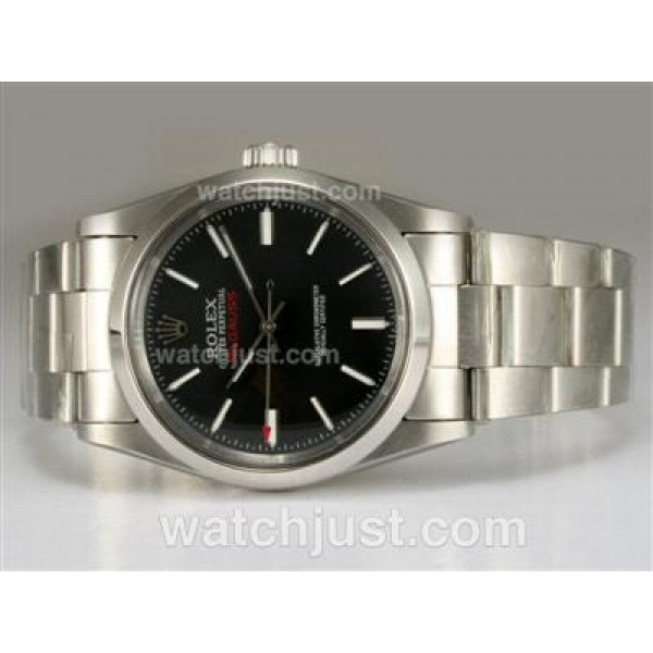 Cheap Rolex Milgauss Replica Watches With Black Dials For Men