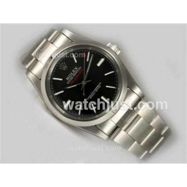 Cheap Rolex Milgauss Replica Watches With Black Dials For Men