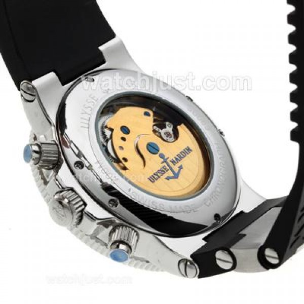 Ulysse Nardin Maxi Marine Automatic with Black Dial-18K Plated Gold Movement