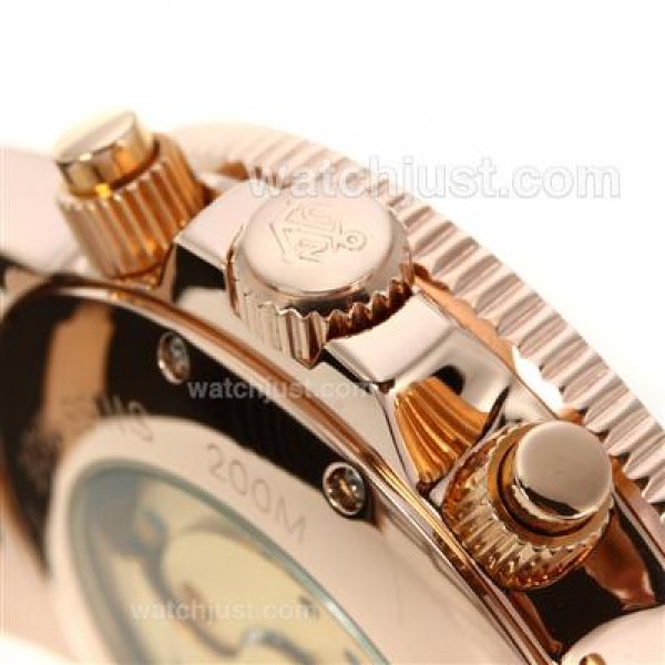 Ulysse Nardin Maxi Marine Working Chronograph Rose Gold Case with Black Dial-18K Plated Gold Movement