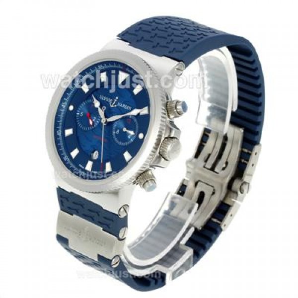Ulysse Nardin Maxi Marine Automatic with Blue Dial-18K Plated Gold Movement