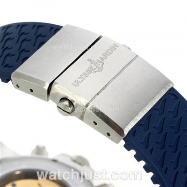 Ulysse Nardin Maxi Marine Automatic with Blue Dial-18K Plated Gold Movement