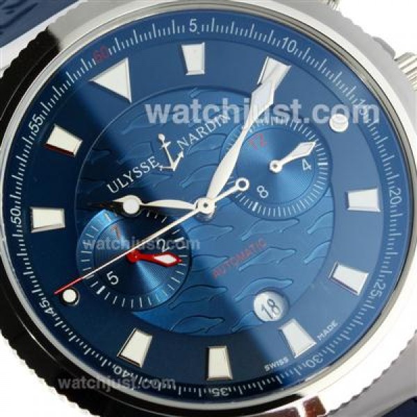 Ulysse Nardin Maxi Marine Automatic with Blue Dial-18K Plated Gold Movement