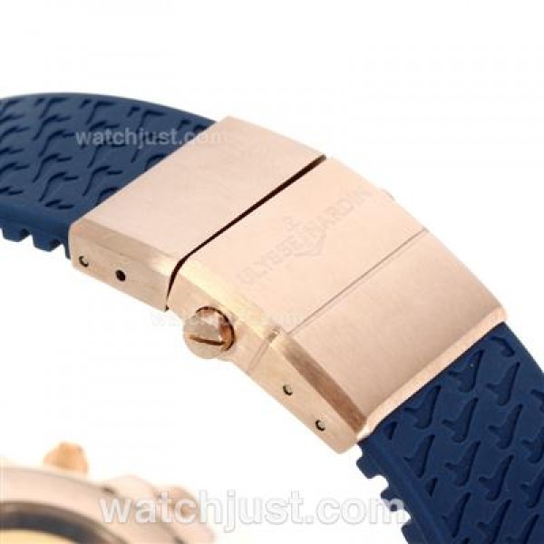 Ulysse Nardin Maxi Marine Automatic Rose Gold Case with Blue Dial-18K Plated Gold Movement