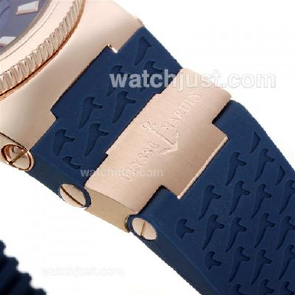 Ulysse Nardin Maxi Marine Automatic Rose Gold Case with Blue Dial-18K Plated Gold Movement