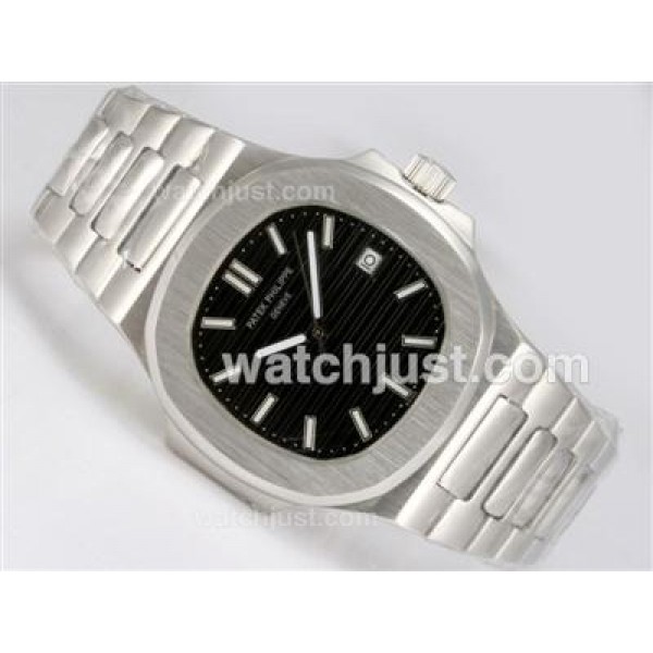 Patek Philippe Nautilus Jumbo MBW Black Dial Same Chassis As Swiss ETA Version-High Quality