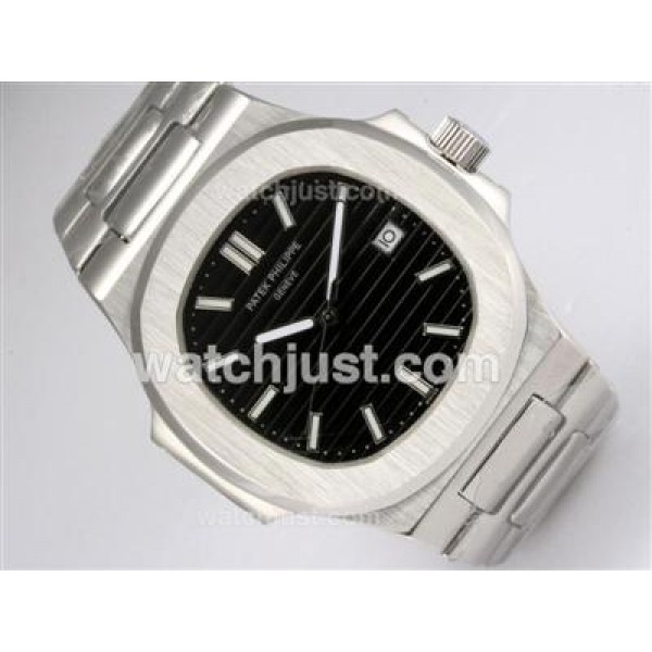 Patek Philippe Nautilus Jumbo MBW Black Dial Same Chassis As Swiss ETA Version-High Quality