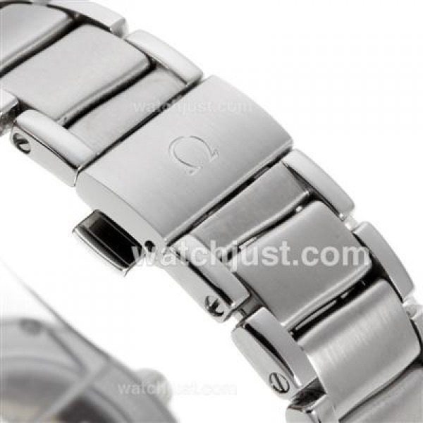 Best Qualtiy Fake Omega Ladymatic Watches With White Dials For Women