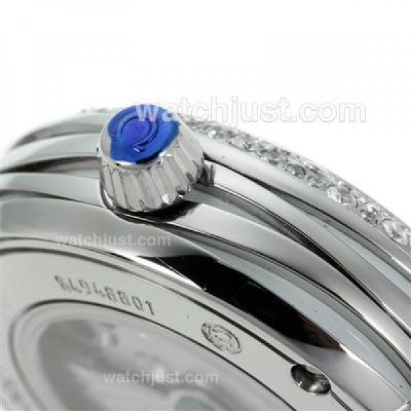 High Quality Omega Ladymatic Replica Watches With White Dials For Women