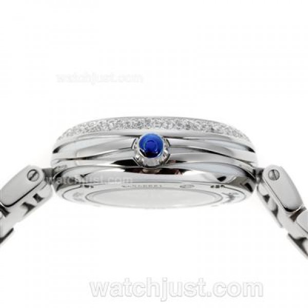 High Quality Omega Ladymatic Replica Watches With White Dials For Women