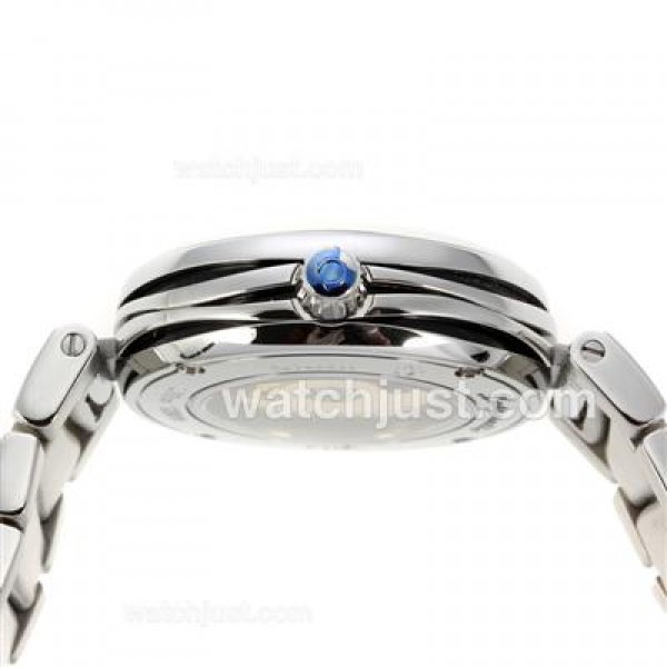 Best Quality Omega Ladymatic Replica Watches With Black Dials For Women