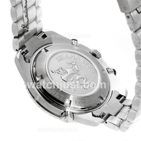 Omega Seamaster Planet Ocean Working Chronograph Ceramic Bezel with Black Dial S/S