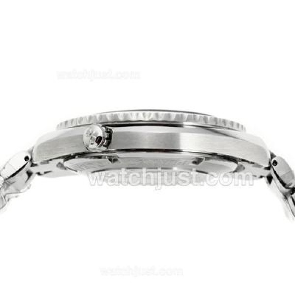 Omega Seamaster Planet Ocean Working Chronograph Ceramic Bezel with Black Dial S/S