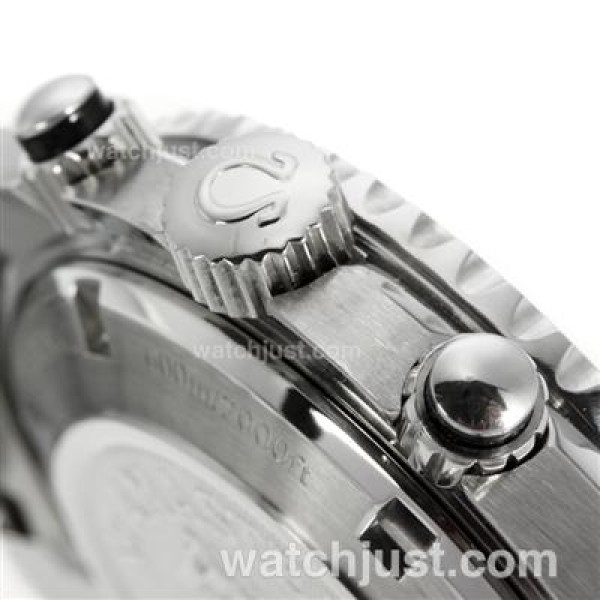 Omega Seamaster Planet Ocean Working Chronograph Ceramic Bezel with Black Dial S/S