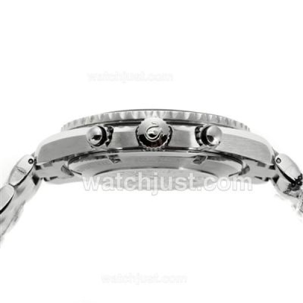 Omega Seamaster Planet Ocean Working Chronograph Ceramic Bezel with Black Dial S/S