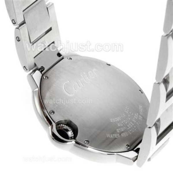 Cartier Ballon bleu de Cartier Swiss ETA 2824 Movement Roman Markers with White Dial-Sapphire Glass S/S