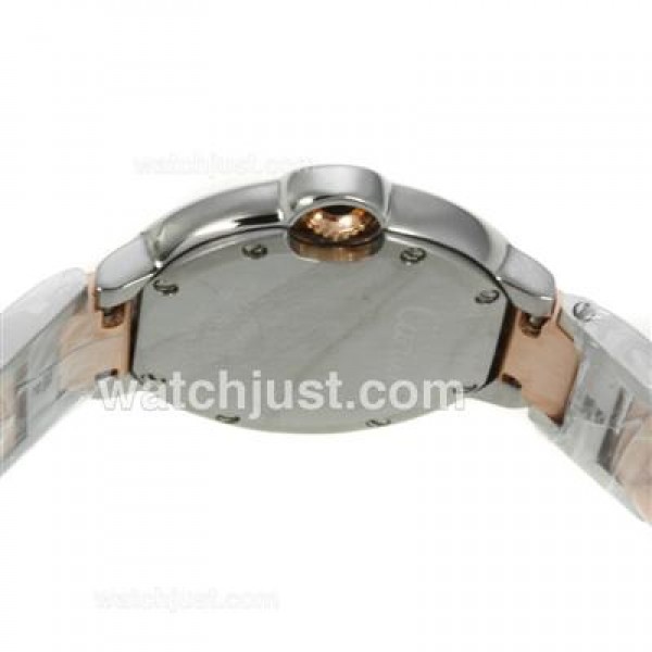 Cartier Ballon bleu de Cartier Two Tone with White MOP Dial-Sapphire Glass-Lady Size