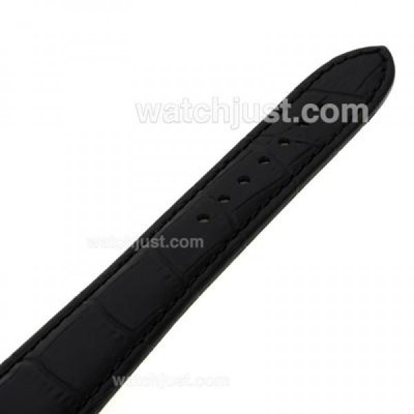 Piaget Altiplano Automatic Stick Markers with Black Dial-Leather Strap