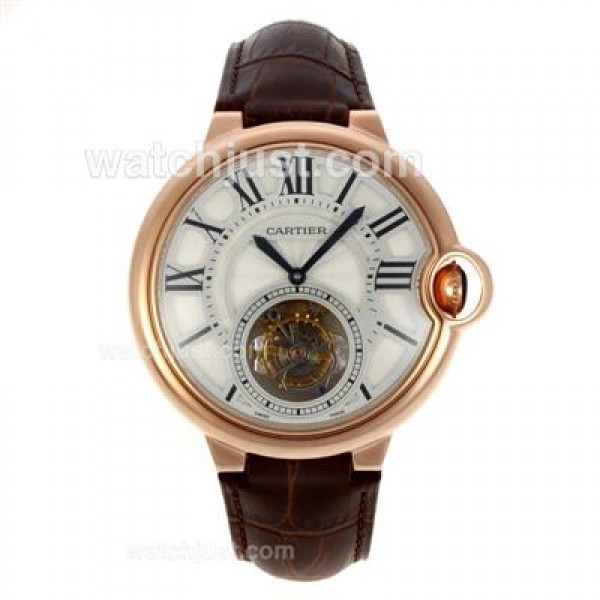 AAA Quality Cartier Calibre de Cartier Replica Watches With White Dials For Sale
