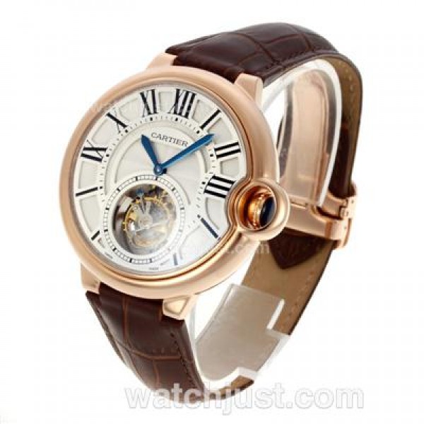 AAA Quality Cartier Calibre de Cartier Replica Watches With White Dials For Sale