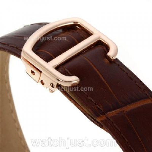 AAA Quality Cartier Calibre de Cartier Replica Watches With White Dials For Sale