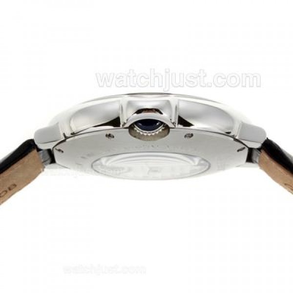 AAA Quality Calibre de Cartier Replica Watches With Silver Dials For Men