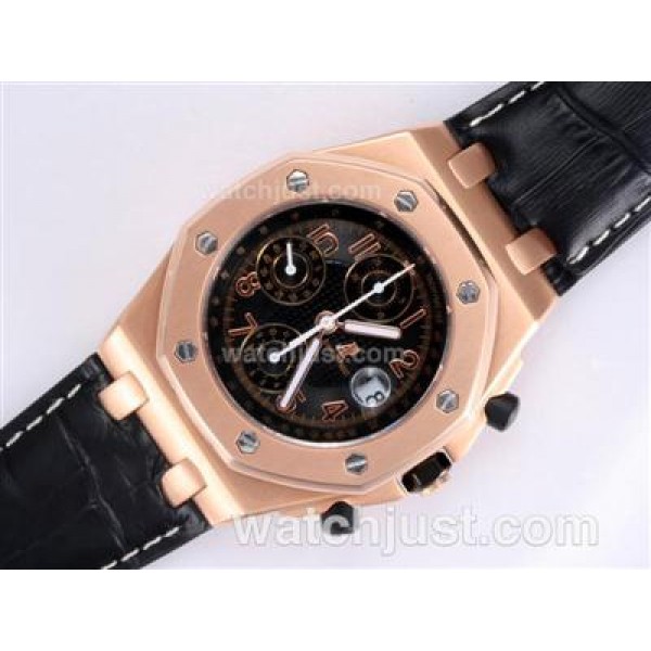 Audemars Piguet Royal Oak Limited Edition Swiss Valjoux 7750 Movement -Rose Gold