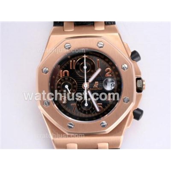 Audemars Piguet Royal Oak Limited Edition Swiss Valjoux 7750 Movement -Rose Gold