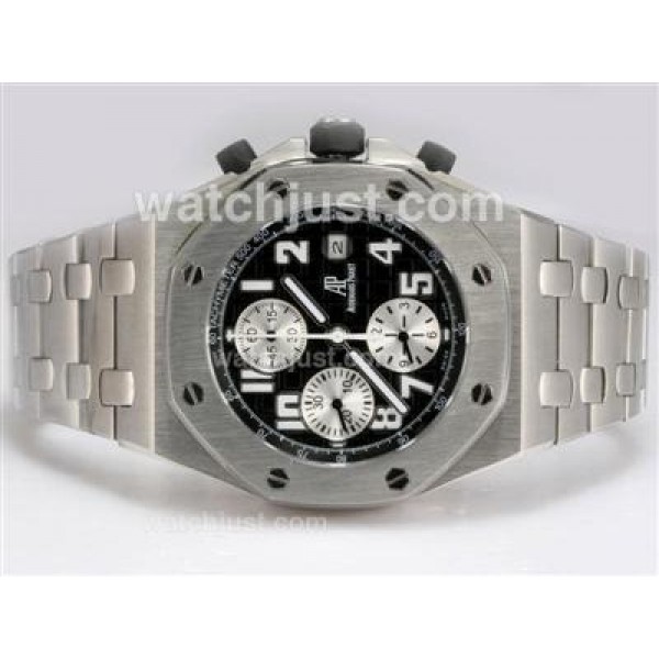 Audemars Piguet Royal Oak Chronograph Swiss Valjoux 7750 Movement with Black Dial