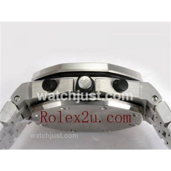 Audemars Piguet Royal Oak Chronograph Swiss Valjoux 7750 Movement with Black Dial