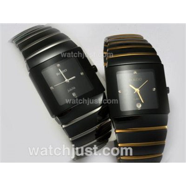 Rado Sintra Super Superjubile Swiss ETA Movement Authentic Ceramic with Black Dial