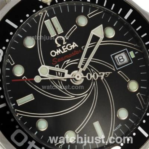 Omega Seamaster Automatic Black Bezel with Black Dial S/S