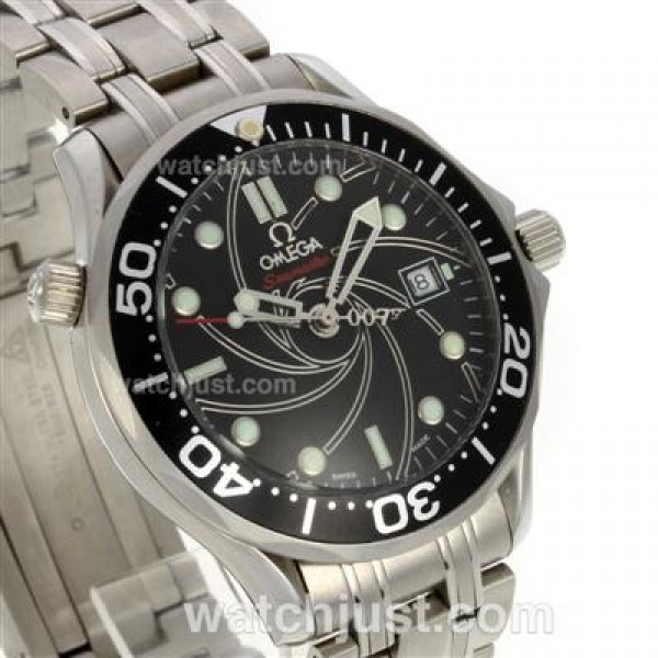 Omega Seamaster Automatic Black Bezel with Black Dial S/S