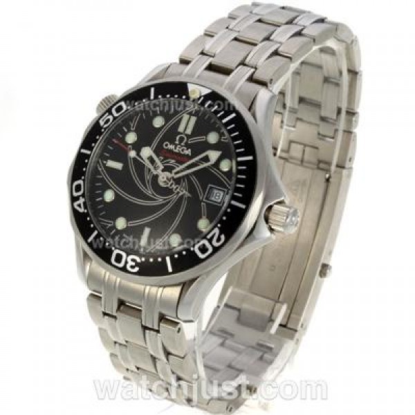 Omega Seamaster Automatic Black Bezel with Black Dial S/S