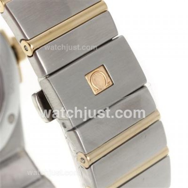 Best Quality Omega Constellation Fake Watches With Beige Dials For Women