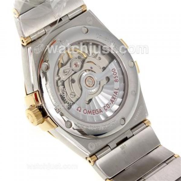 UK Luxury Omega Constellation Replica Watches With White Dials For Men
