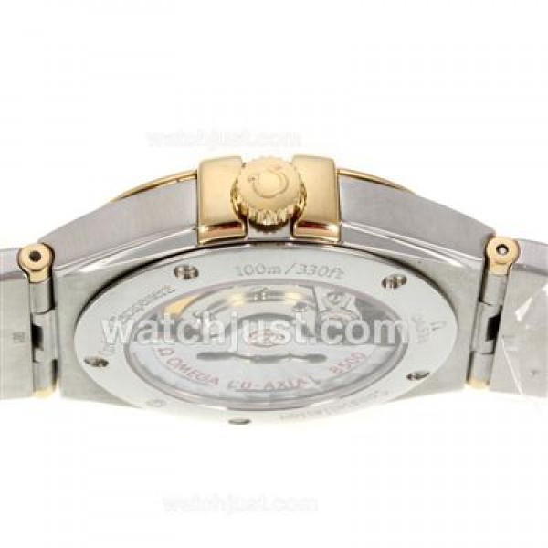 UK Luxury Omega Constellation Replica Watches With White Dials For Men