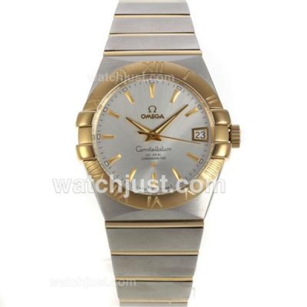 UK AAA Quality Omega Constellation Replica Watches With White Dials For Sale