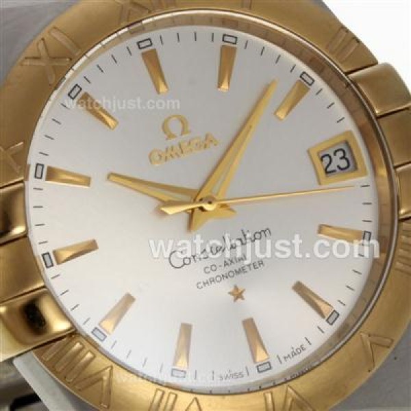UK AAA Quality Omega Constellation Replica Watches With White Dials For Sale