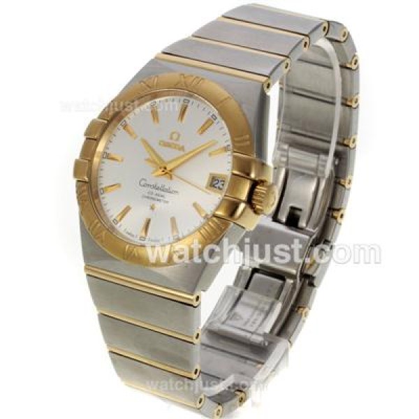UK AAA Quality Omega Constellation Replica Watches With White Dials For Sale