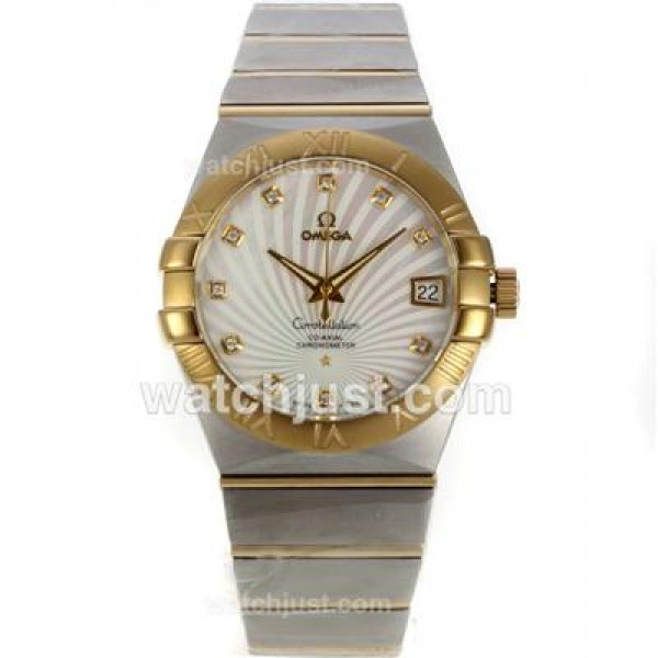 Best Quality Omega Constellation Replica Watches With White Dials For Sale