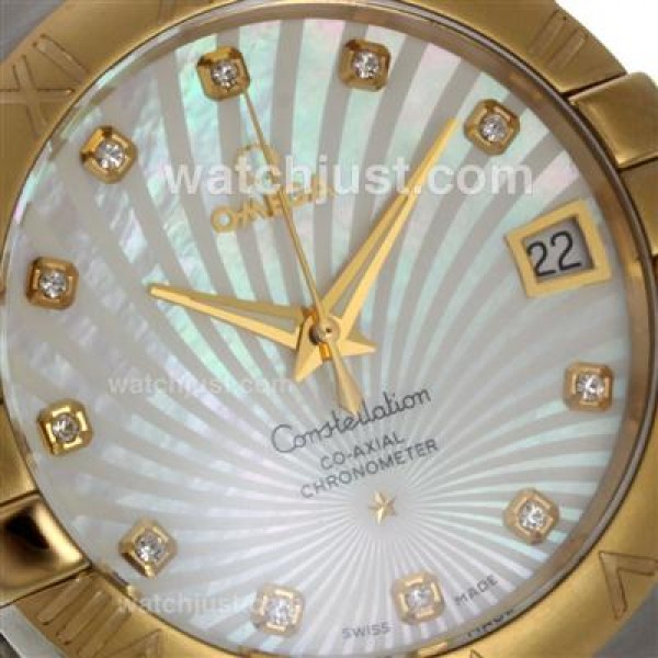 Best Quality Omega Constellation Replica Watches With White Dials For Sale