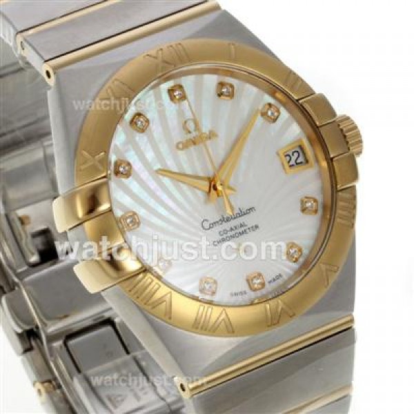 Best Quality Omega Constellation Replica Watches With White Dials For Sale