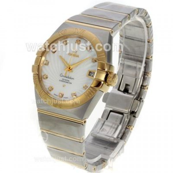 Best Quality Omega Constellation Replica Watches With White Dials For Sale