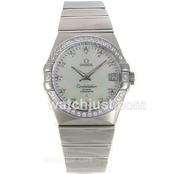 Swiss Made Omega Constellation Replica Watches With White Dials For Sale