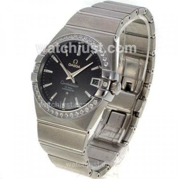 Best 1:1 Omega Constellation Replica Watches With Black Dials For Sale