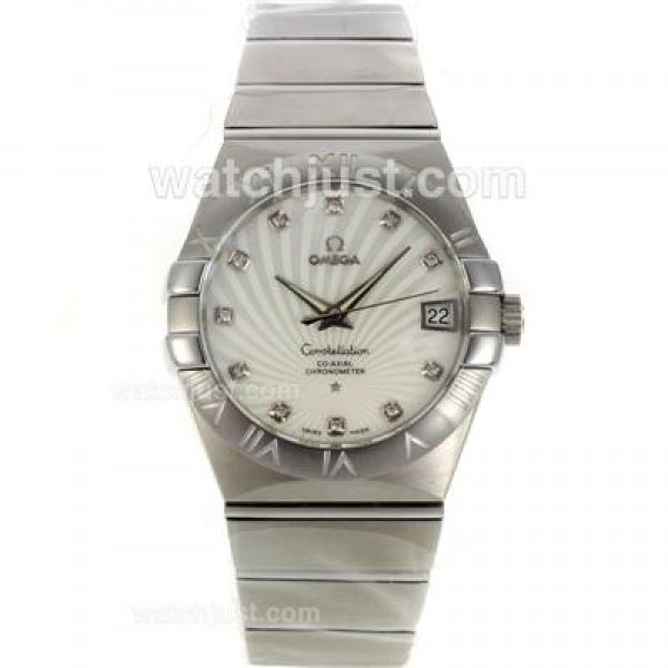 UK Best 1:1 Omega Constellation Replica Watches With White Dials For Sale