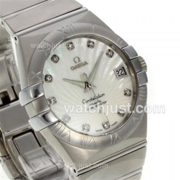 UK Best 1:1 Omega Constellation Replica Watches With White Dials For Sale
