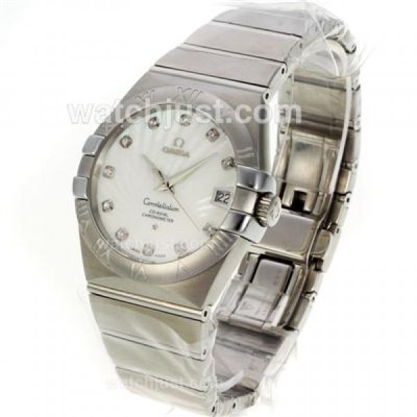 UK Best 1:1 Omega Constellation Replica Watches With White Dials For Sale